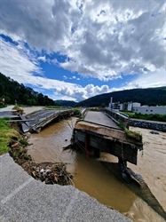 Na cesti Slovenj Gradec-Dravograd novega mosta še ni