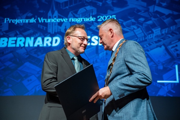 Bernard Kresnik -  prejemnik letošnje Vrunčeve nagrade