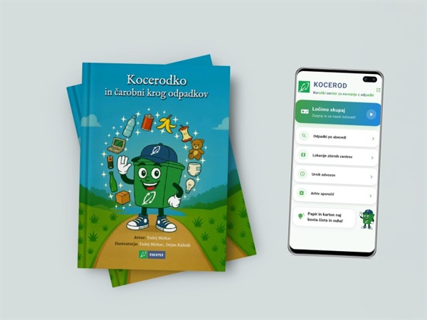 Kocerod: Za otroke knjiga, za odrasle mobilna aplikacija