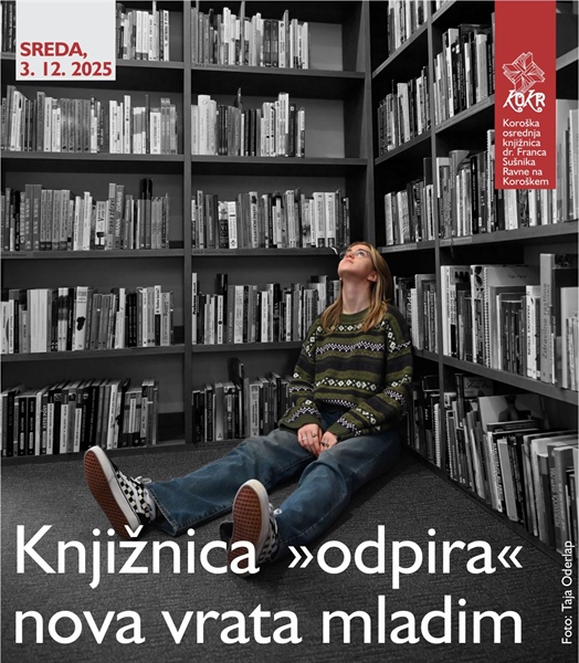 Koroška osrednja knjižnica na Ravnah odpira nova vrata mladim