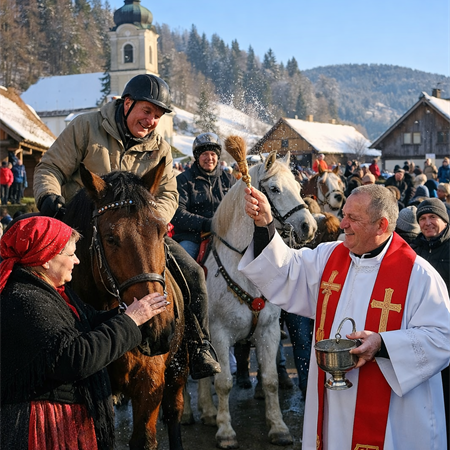 Na Štefanovo poteka tudi blagoslov konj