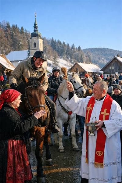 Na Štefanovo poteka tudi blagoslov konj