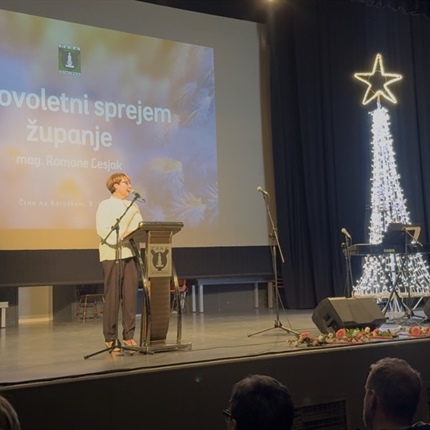 Županja občine Črna, Romana Lesjak : »Za nami je težko leto."