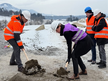 Hitra cesta se bliža Slovenj Gradcu