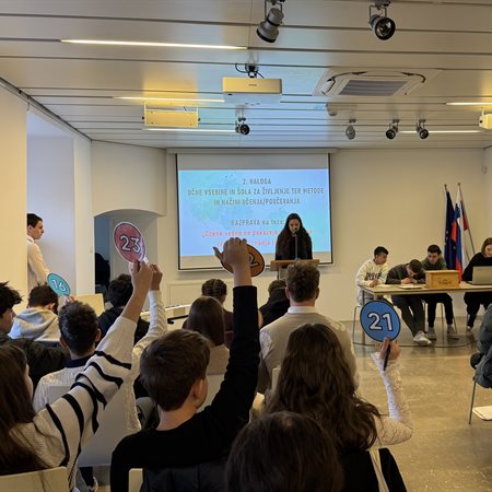 Mladi parlamentarci: "Če bi ljudje ob neuspehu kar obupali, bi bili še danes v jamah"