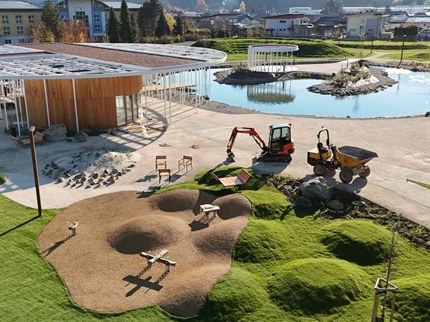 Park Jezero Prevalje končan, čakajo na uporabno dovoljenje