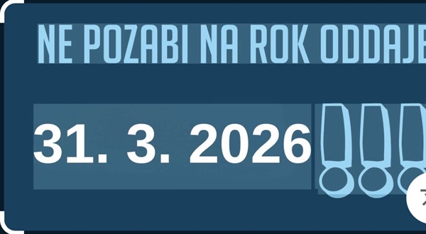 Ste že oddali poročilo na AJPES?
