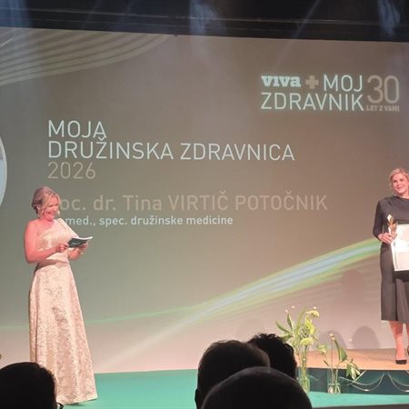 Naj družinska zdravnica Slovenije je Tina Virtič Potočnik