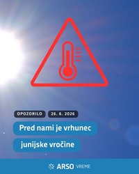 Še bolj bo vroče, najbolj jutri in v ponedeljek
