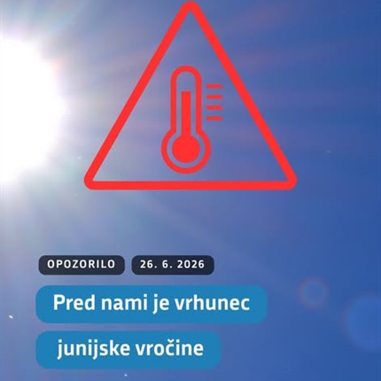 Še bolj bo vroče, najbolj jutri in v ponedeljek