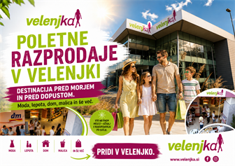 Poletni šoping, ki se izplača – obiščite Velenjko!