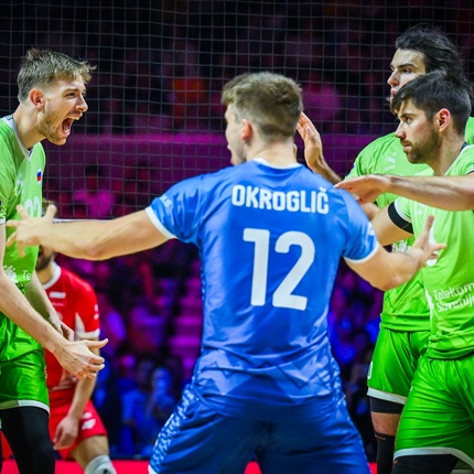 Slovenski odbojkarji se podajajo v boj za bronasto odličje
