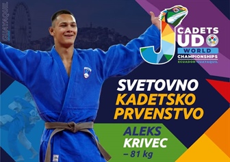 Aleks Krivec danes na svetovnem tatamiju