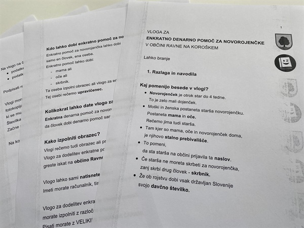 Prvi obrazec v lahkem branju v naši državi na Ravnah na Koroškem