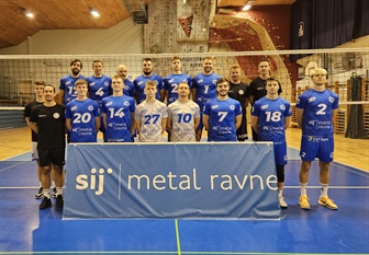 Ravenski odbojkarji prejeli največjo "klofuto" od Skupine SIJ