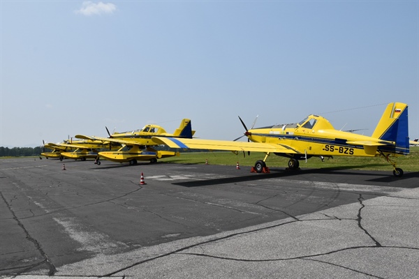 Air tractorji nepogrešljivi pri gašenju požarov v naravi