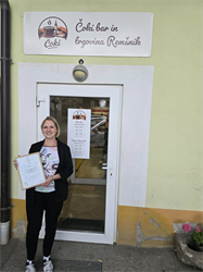 Mlada podjetnica odprla trgovino in bar v vasici ob meji z Avstrijo