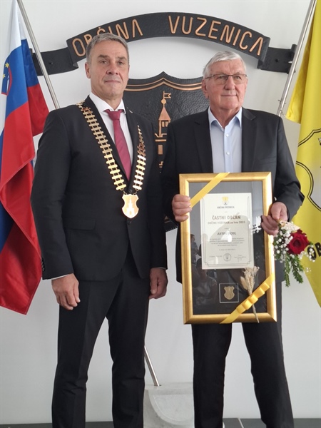 Tone Bijol postal častni občan Vuzenice