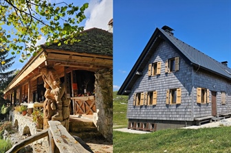 Naj planinski koči sta Krekova koča na Ratitovcu in Lavričeva koča na Gradišču