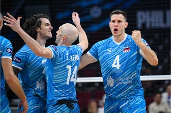 Slovenski odbojkarji za četrtfinale danes proti ZDA
