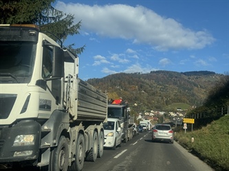 Gneča na cesti Dravograd - Otiški Vrh do predvidoma konca novembra