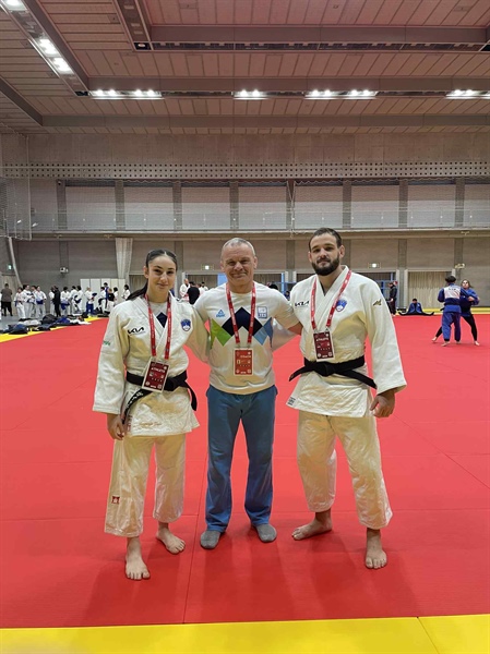 Nace Herkovič in Jevgenija Gajić na prestižnem Grand Slamu v Tokiu