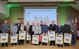 Marijan Lačen in Maksimilijan Kotnik prejemnika najvišjih planinskih priznanj