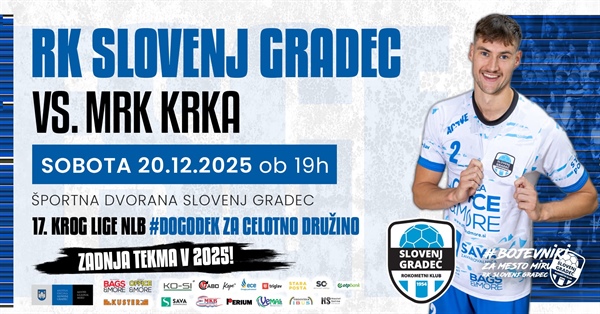 Rokomet: Slovenj Gradec - Velenje, 26:30.