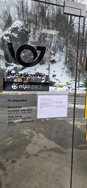 Sedem pošt na Koroškem spreminja delovni čas