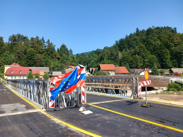 Gradnja novega mostu v Otiškem Vrhu se odmika