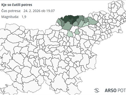 Potres ob slovensko-avstrijski meji