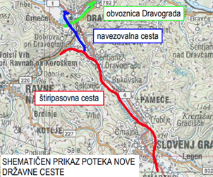 Država razgrnila dopolnjen DPN za traso hitre ceste do Dravograda