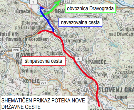 Država razgrnila dopolnjen DPN za traso hitre ceste do Dravograda