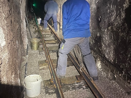 V Podzemlju Pece zaključujejo z vzdrževalnimi deli