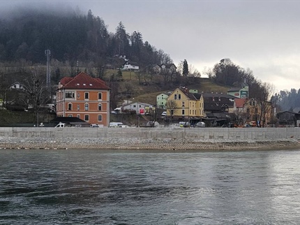 Protipoplavna zaščita v Dravogradu pri koncu