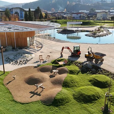 Park Jezero Prevalje končan, čakajo na uporabno dovoljenje