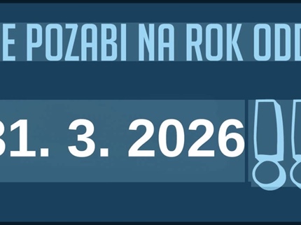 Ste že oddali poročilo na AJPES?