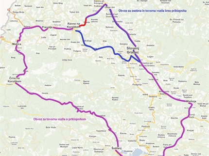 Ta konec tedna prva zapora ceste ...