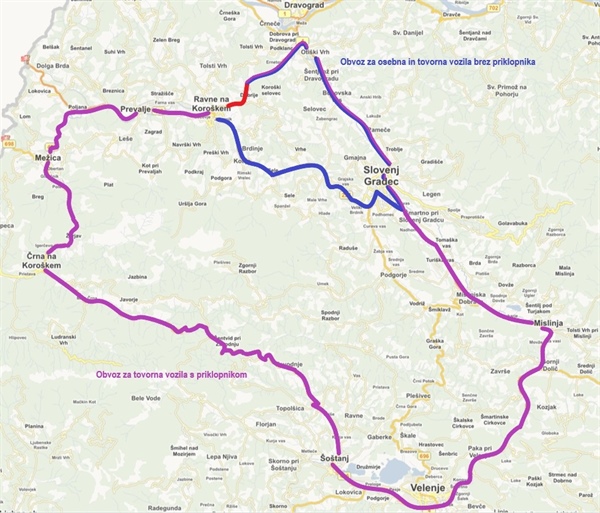 Ta konec tedna prva zapora ceste ...