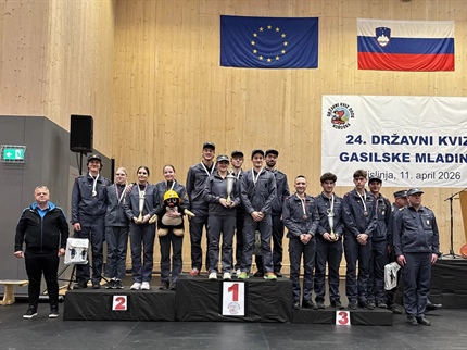 Mladi gasilci PGD Črneče med tremi najboljšimi v državi