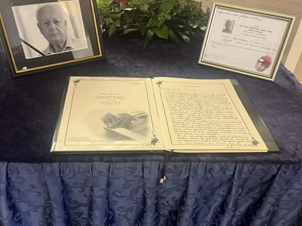 Na Prevaljah odprli žalno knjigo ob slovesu dr. Ivana Rebernika