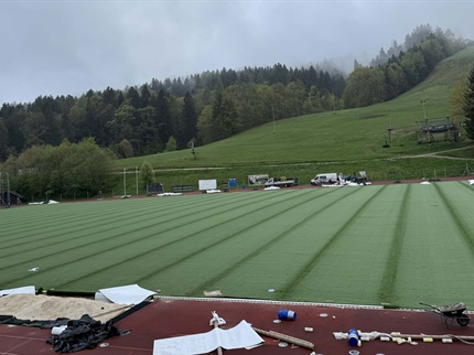 Nogometaši ravenskega Fužinarja že kmalu na novi zelenici