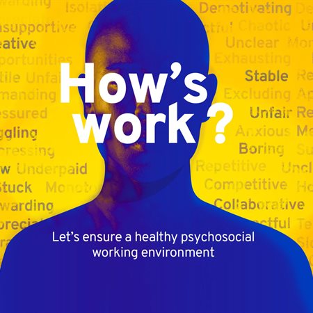 28. april, svetovni dan varnosti in zdravja pri delu: Zagotovimo zdravo psihosocialno delovno okolje