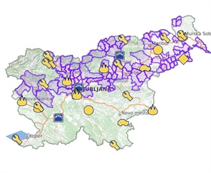 Neurje povzročilo več intervencij po Koroški