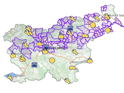 Neurje povzročilo več intervencij po Koroški