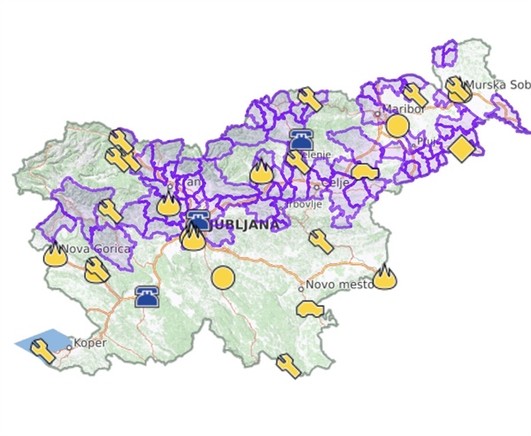 Neurje povzročilo več intervencij po Koroški