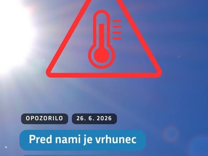 Še bolj bo vroče, najbolj jutri in v ponedeljek
