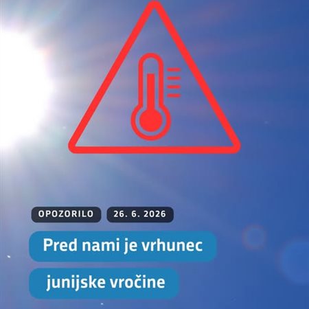 Še bolj bo vroče, najbolj jutri in v ponedeljek