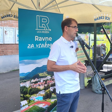 Tomaž Rožen v boj za šesti županski mandat na Ravnah