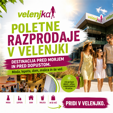 Poletni šoping, ki se izplača – obiščite Velenjko!